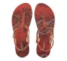 Al 70 Outlet Thong pyton printing leather sandal F08171824-0250 Comprare